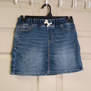 Gap Kids Girls Mini Skirt Size XL Denim Pull On Stretch Waist Pockets